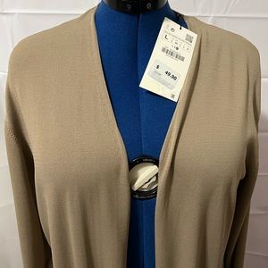 Zara long belted duster